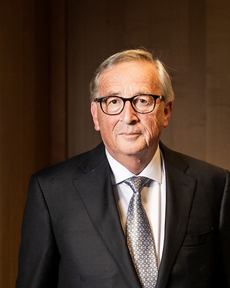 Jean-Claude Juncker: ‘Ik dacht Cameron te helpen door mijn mond te houden. Dat was een grote vergissing. Er zijn zo veel leugens verteld door de Brexiteers tijdens de referendumcampagne.’ Beeld Jiri Büller