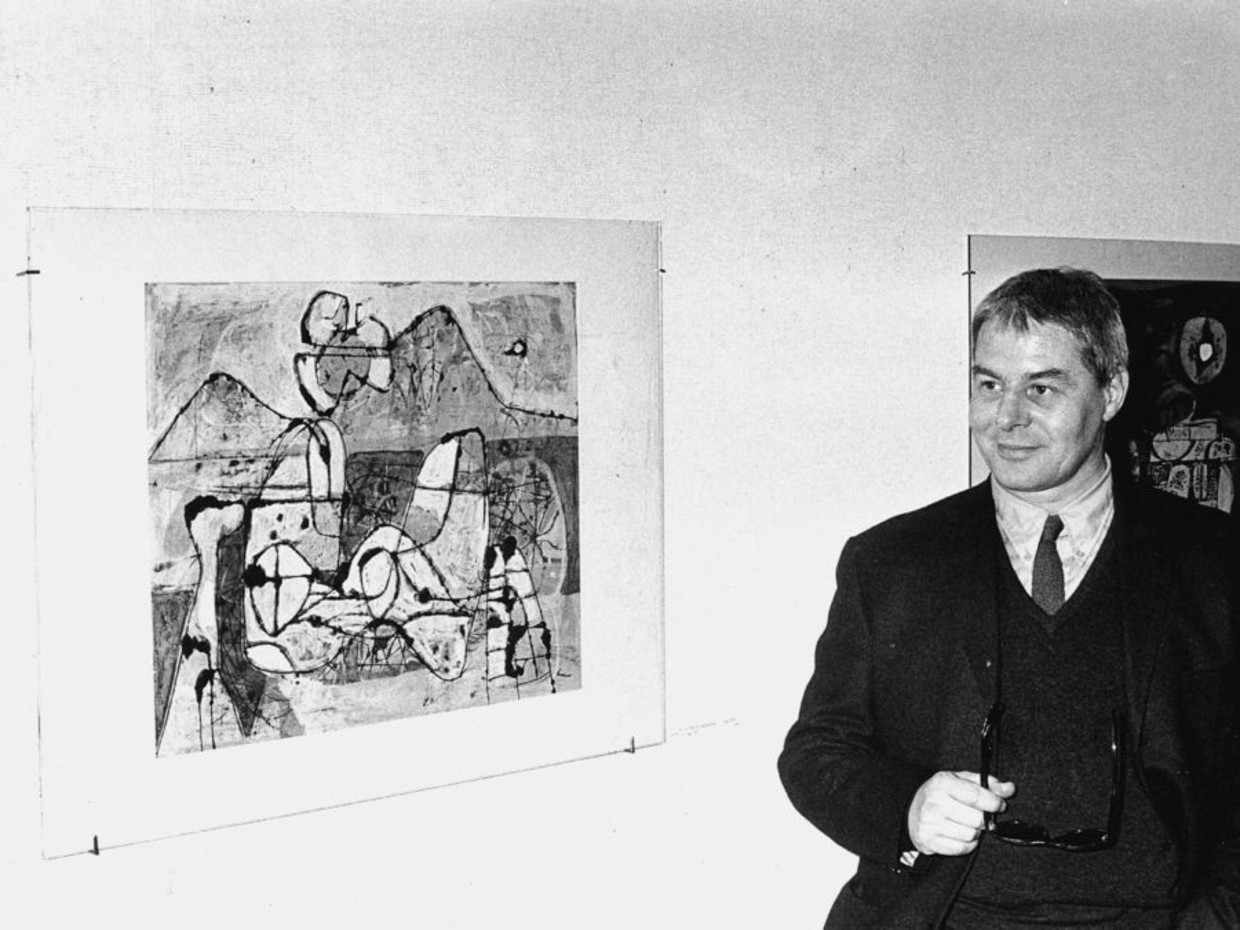 Lucebert in 1969 Beeld 
