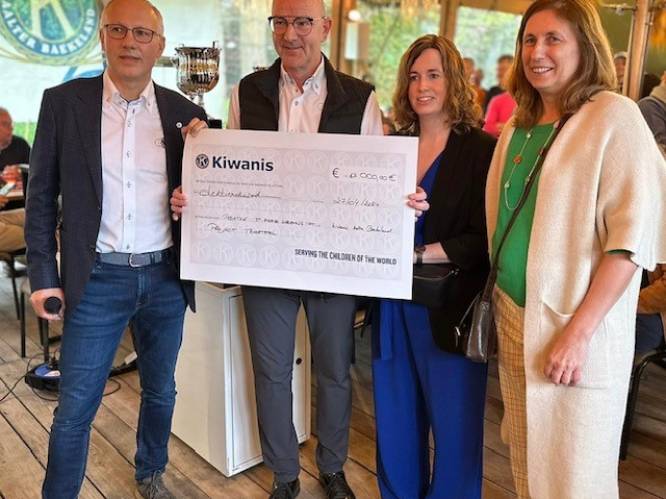 Kiwanis Aalter schenkt opbrengst Cabrio Tour aan kinderafdeling Tielts Sint-Andriesziekenhuis