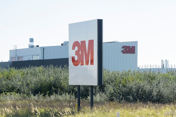 De 3M-fabriek in Zwijndrecht