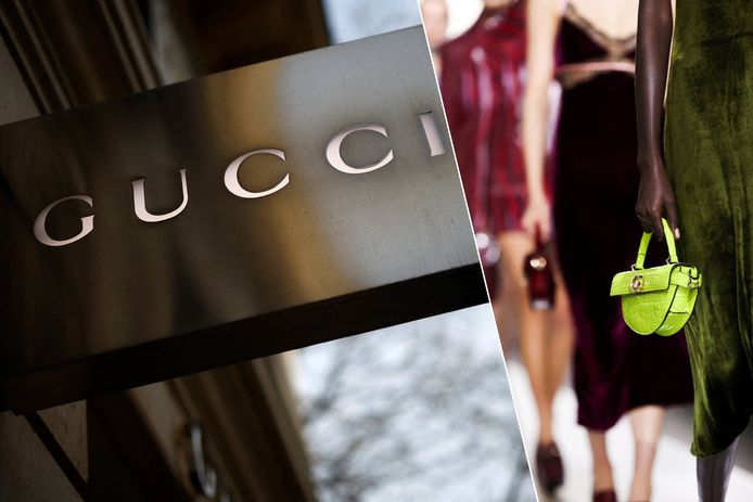 Illustratiebeeld. Dalende verkoop Gucci doet aandeel Frans luxegroep instorten