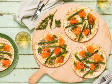 Wat Eten We Vandaag: Flammkuchen van matzes met gerookte zalm