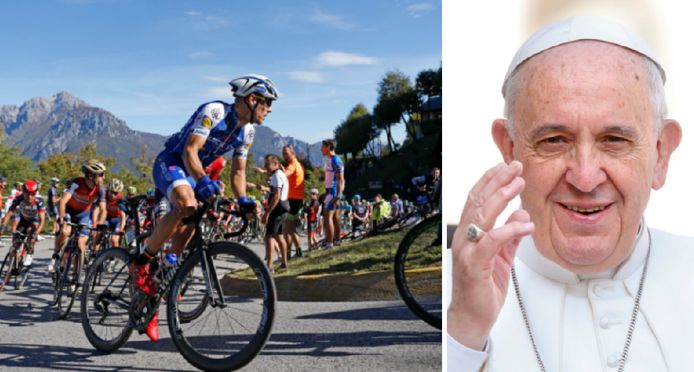 Paus Franciscus is door Israëlisch premier Netanyahu uitgenodigd om de start van de Giro bij te wonen.