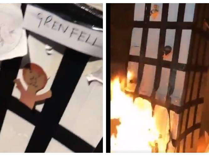 Londenaar voor rechter om filmpje waarin hij kartonnen Grenfell Tower in brand steekt