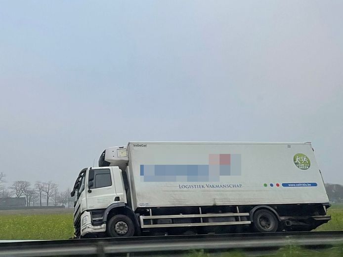 De vrachtwagenchauffeur was onder invloed van drugs