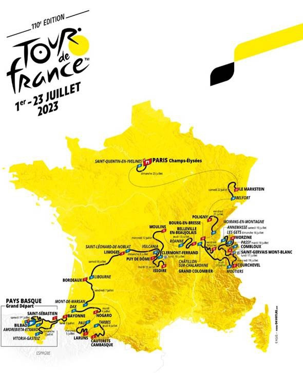 Bekijk hier alle uitslagen en klassementen van de Tour de France 2023 met Jonas Vingegaard als