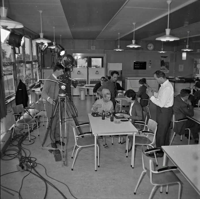 Filmopnames bij Philips in juni 1964