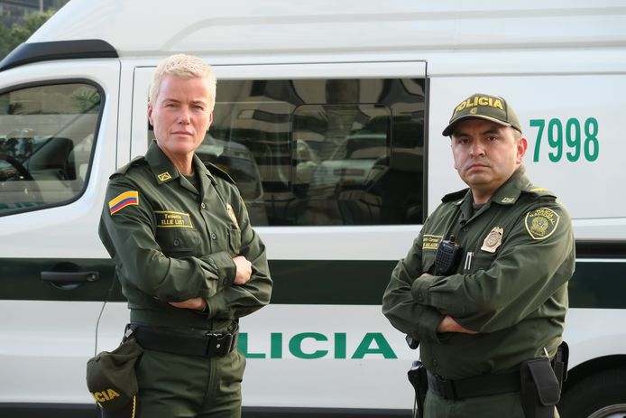 Ellie Lust op patrouille in Colombia