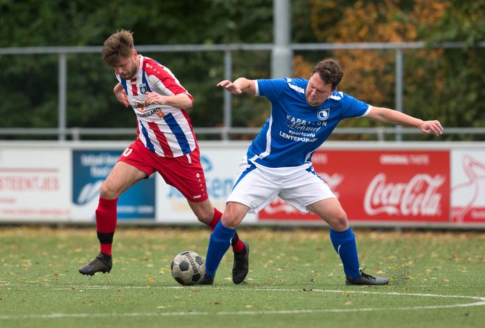 OBW speelde zaterdagmiddag 4-4 tegen Alverna. Foto Jan van den Brink
