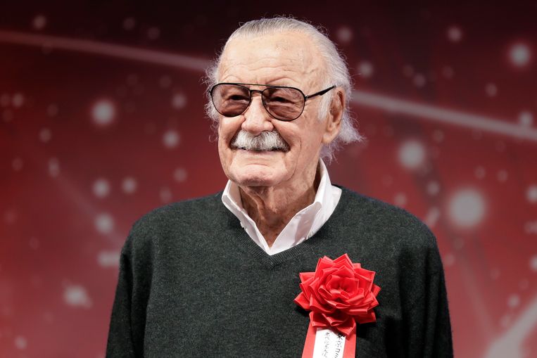 Stan Lee in 2017. Hij overleed op 95-jarige leeftijd in 2018. Beeld EPA