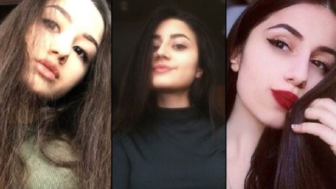 Maria (17),  Kristina (20) en Angelina (18) Khachaturyan.