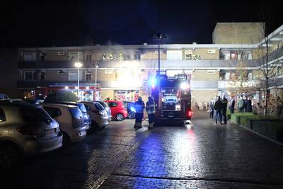 Scooter voor de deur veroorzaakt brand op tweede verdieping Drutens appartementencomplex