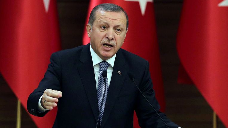 De Turkse president Recep Tayyip Erdogan. Beeld afp