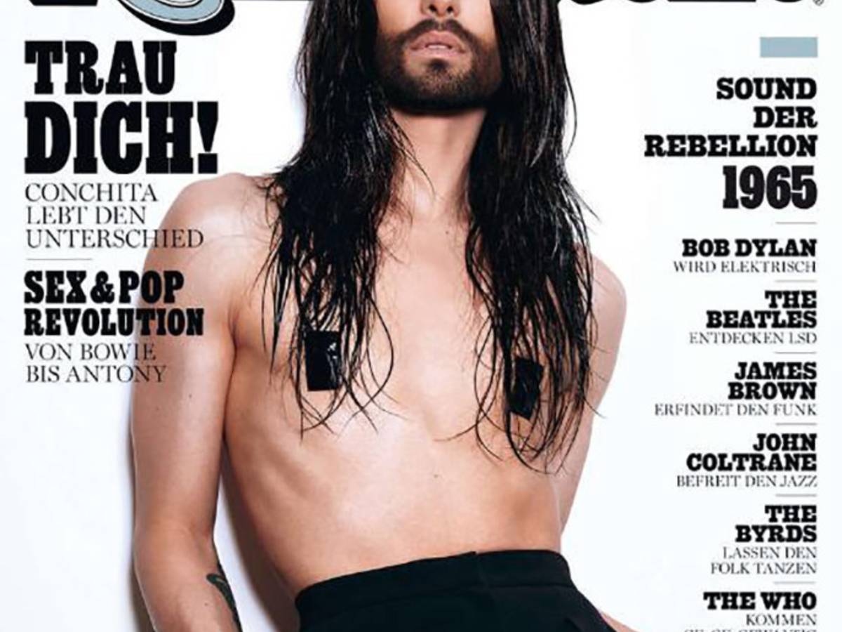 Conchita Wurst topless op cover Rolling Stone | Show | gelderlander.nl