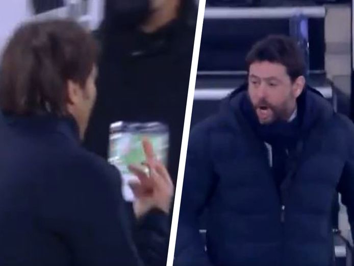Inter-coach Conte toont Agnelli middelvinger, Juve-voorzitter reageert met  scheldtirade | Buitenlands Voetbal | hln.be