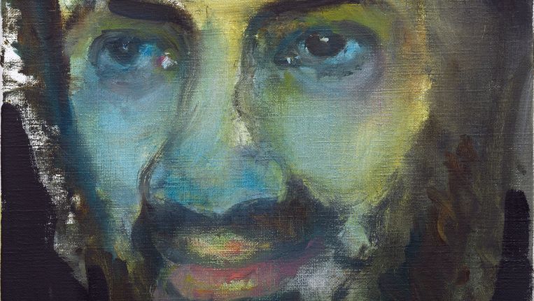 Detail van Osama, 2010, Olieverf op doek, 50 x 40 cm, van Marlene Dumas. Beeld ANP Communique