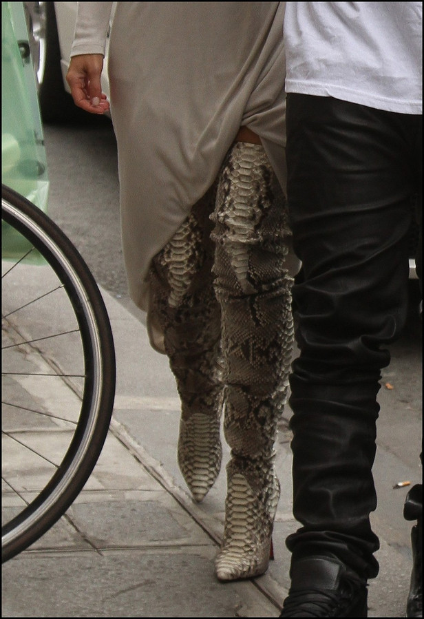 cuissarde python mango