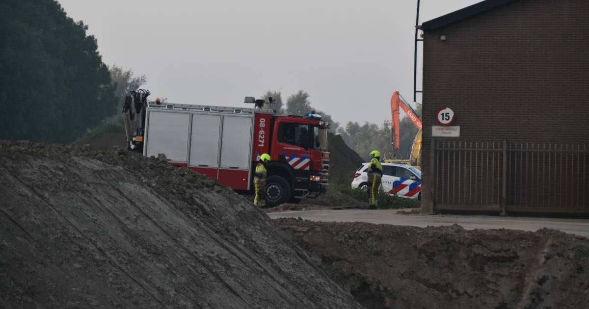 Traumahelikopter naar ongeluk in steenfabriek Aalst, slachtoffer zwaargewond.