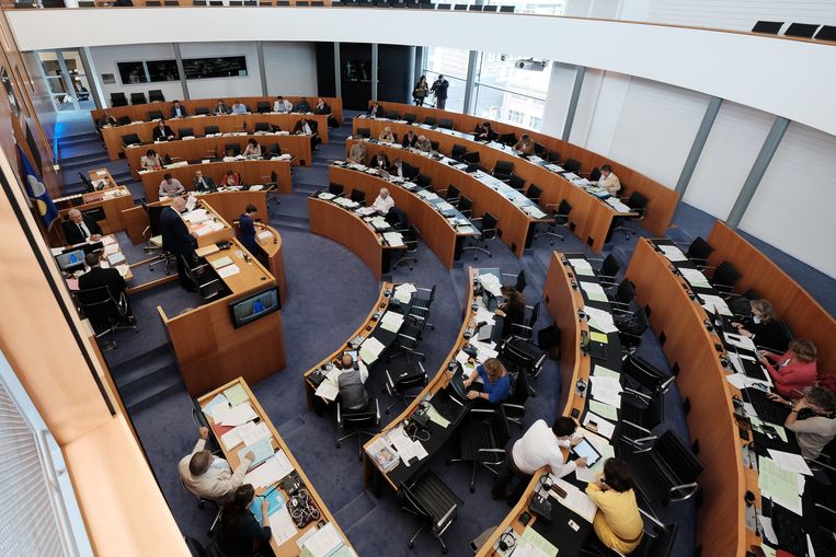 Het Brussels Parlement. Dit bestuursniveau zou meer macht meer krijgen in Brussel, stelt een studie. Beeld BELGA