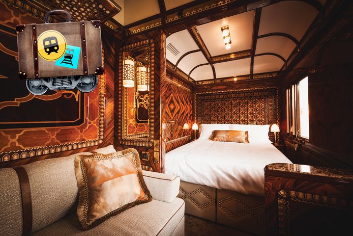 Een van de ‘grand suites’ in de Oriënt Express.