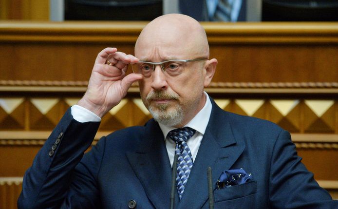 De Oekraïense minister van Defensie Oleksej Reznikov.