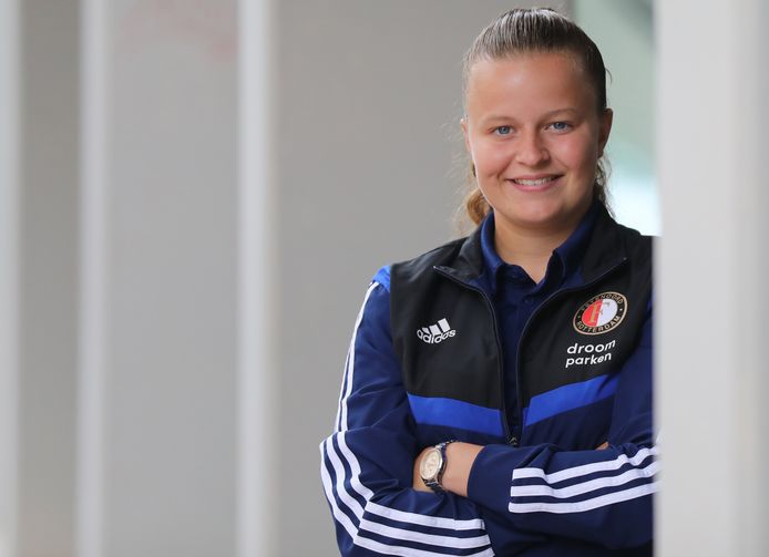 Feyenoord-keepster Jill Duijzer wil in de beloftencompetitie met de beste drie meedoen.