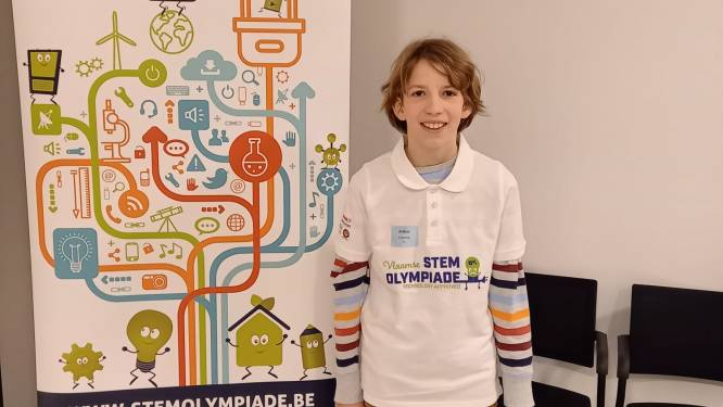 Arthur behaalt brons op STEM Olympiade