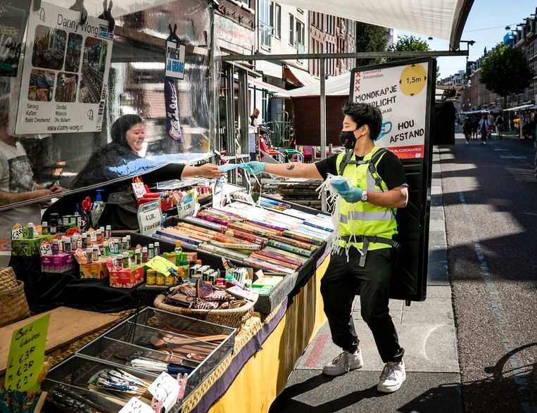 Marktlieden Albert Cuyp Luiden Noodklok Over Mondkapjesplicht Het Parool