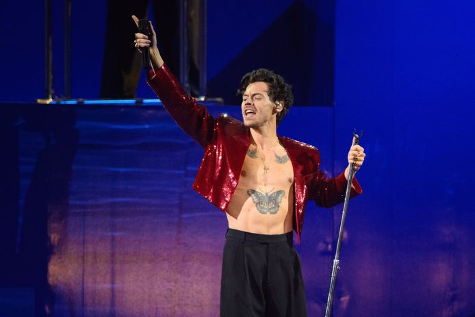 The Brit Awards 2023 - Show - London. Harry Styles at The 2023 Brit Awards, at the 02 Arena in London. Picture date: Saturday February 12, 2023. Photo credit should read: Matt Crossick/Empics URN:70962109 ! only BELGIUM !