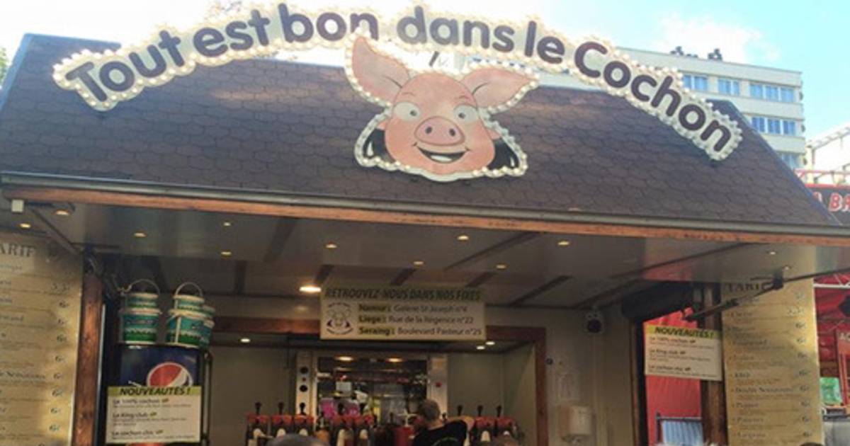 Le stand de "Tout est bon dans le cochon" va quitter la Foire de Liège ...