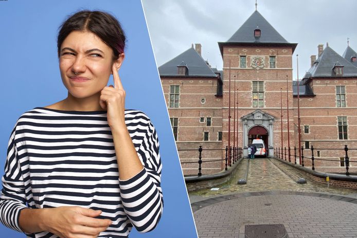 Links: beeld ter illustratie. Rechts: de rechtbank in Turnhout, waar de vrouw terechtstaat.