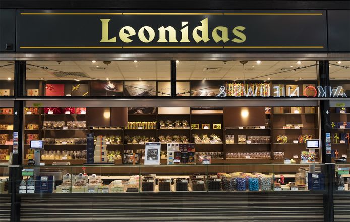Winkel van Leonidas in Amsterdam.