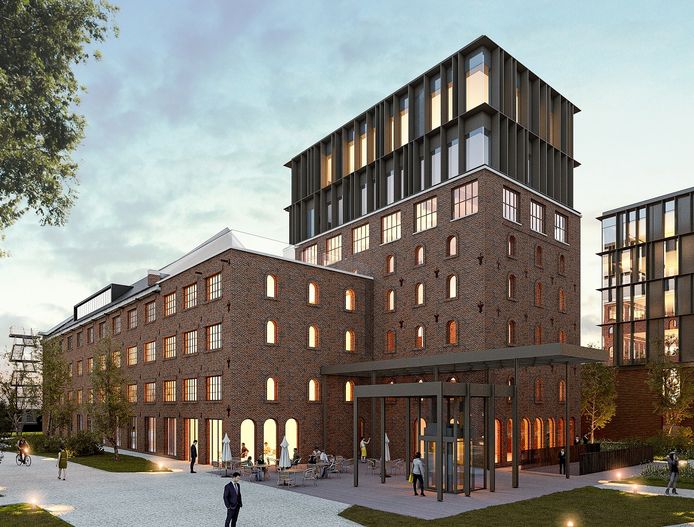 Een impressie van MALT, het toekomstige project op de site Inofer in Mechelen.