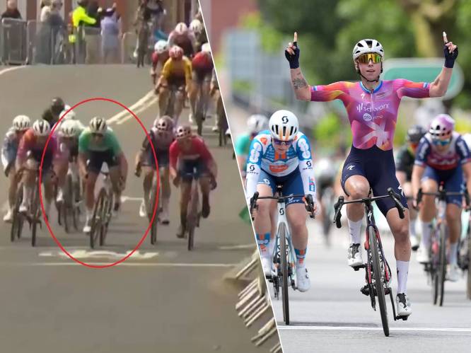 Ook belangrijk als lead-out: Kopecky helpt Wiebes aan sprintzege in Tour of Britain én behoudt leiderstrui
