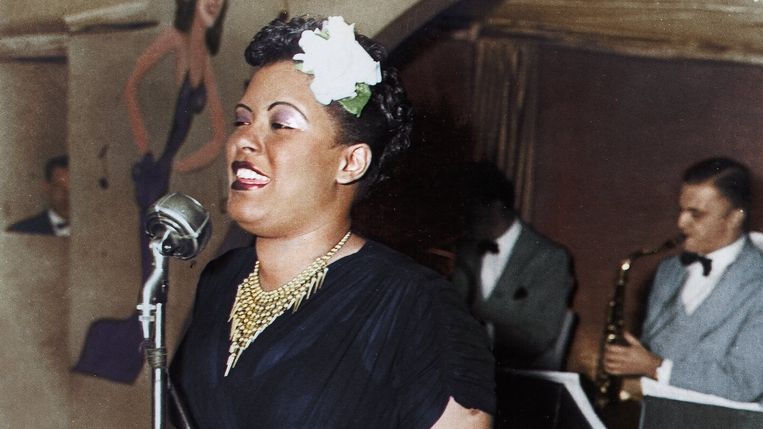 Billie Holiday in 'De uitgesproken stem van Billie Holiday' Beeld TMDb