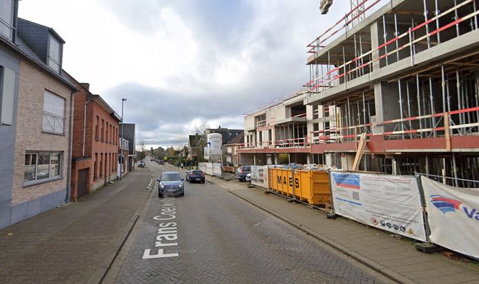 De Frans Coeckelbergstraat in Heist