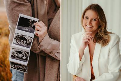 Laura photographs pregnant women and mothers, but lost her own unborn baby. “I consciously didn’t say goodbye”