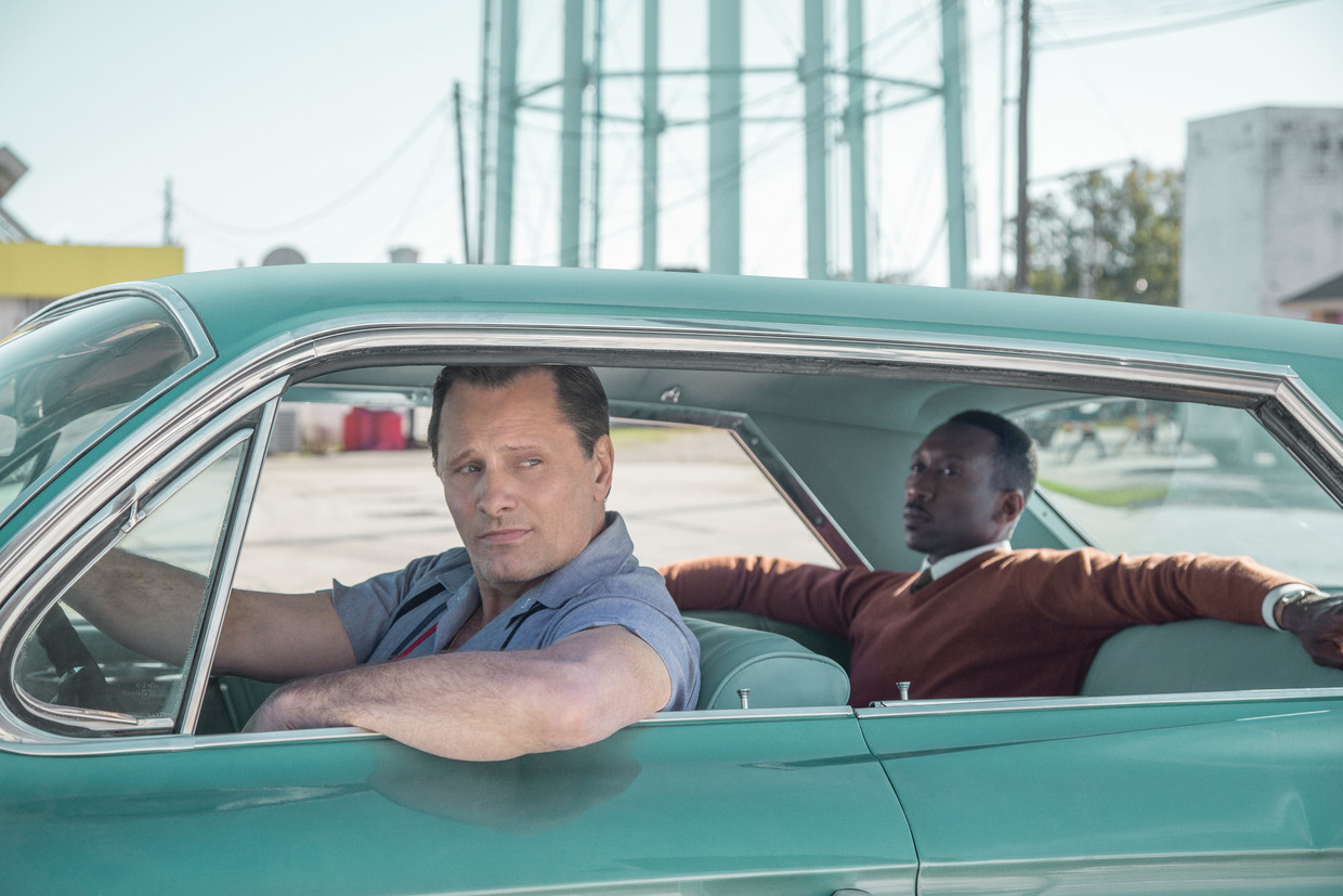 GREEN BOOK
Viggo Mortensen en Mahershala Ali in 'Green Book'. Beeld rv