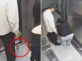 Chinese vrouw laat in lift nieuwe iPhone op de grond vallen: gsm stuitert precies in liftschacht wanneer deuren opengaan
