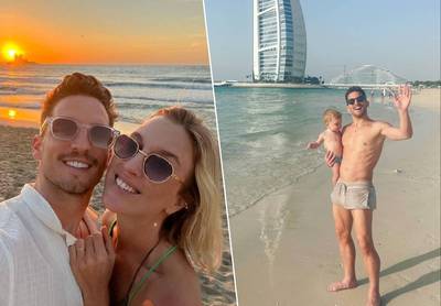 Dries Mertens en Kat Kerkhofs genieten in Dubai: “Zonsondergangen, wandelingen en zwempampers vervangen”