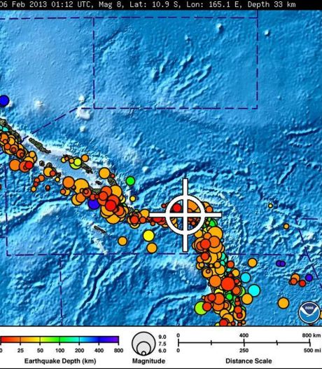 Un violent séisme au large des îles Salomon génère un tsunami