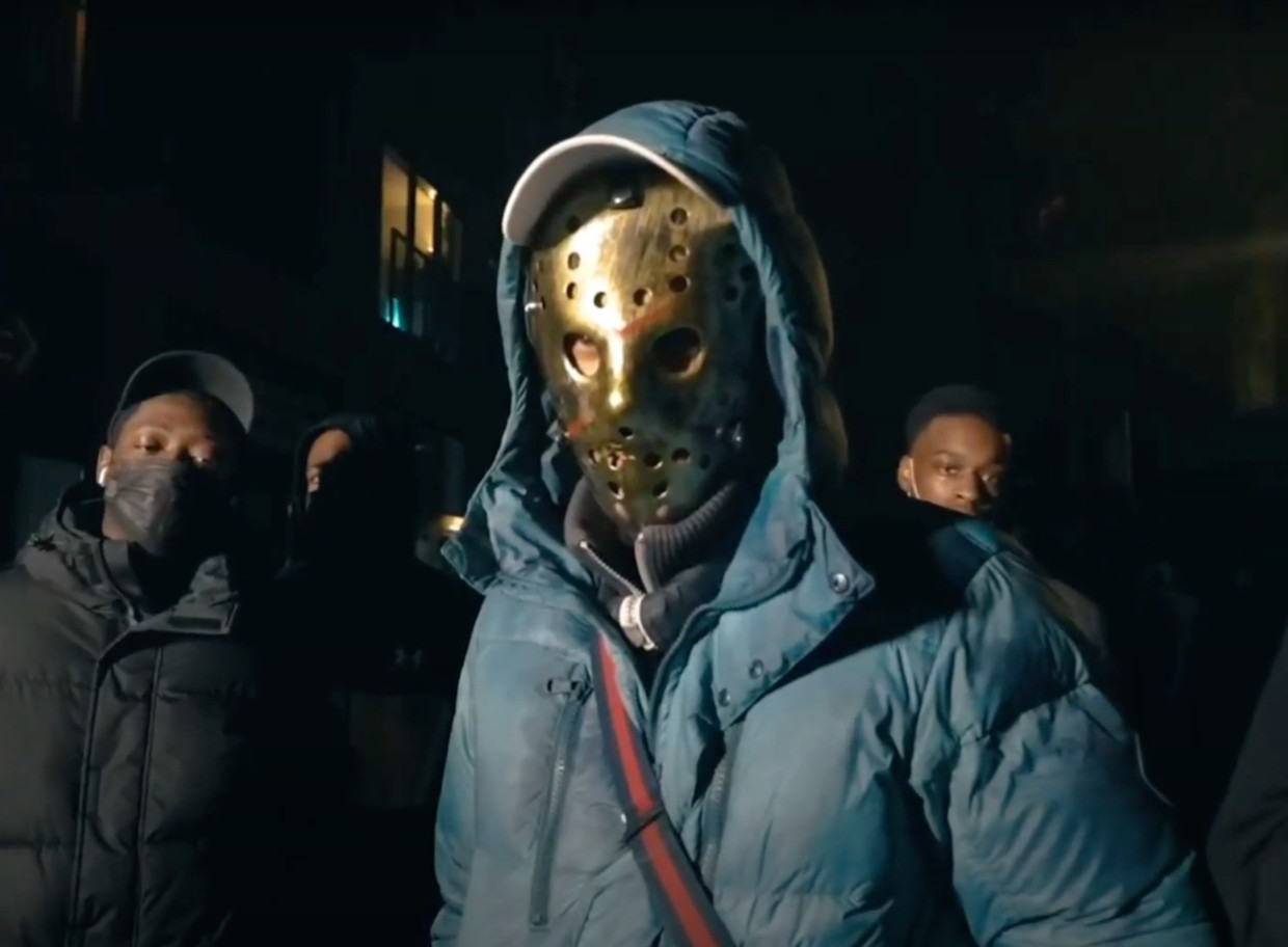 Screens uit drill rap video's Beeld Youtube