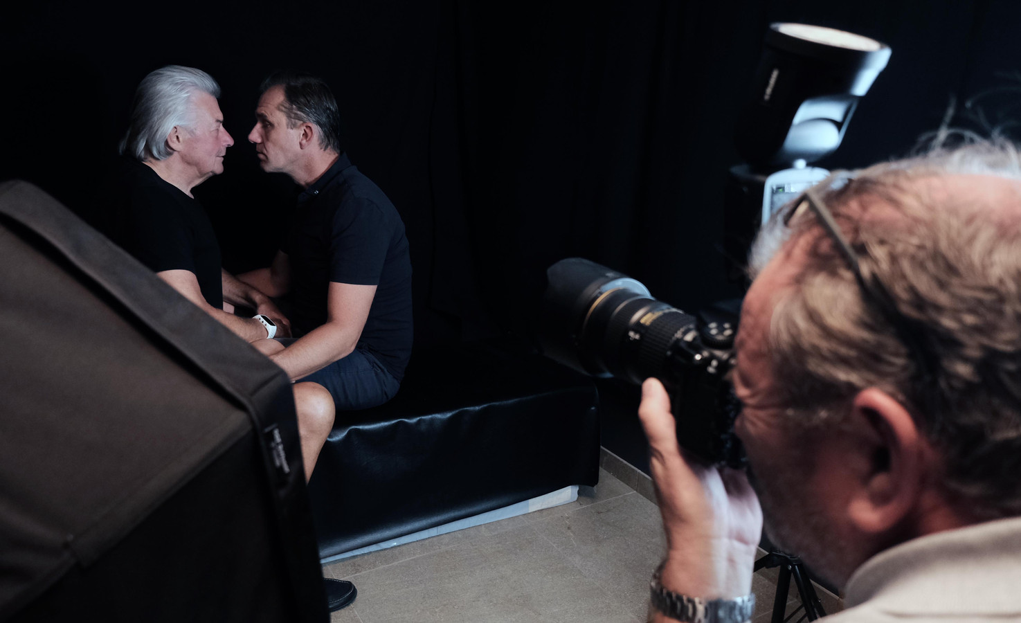 Fotograaf David Remmerie maakt een reeks met portretten van oud