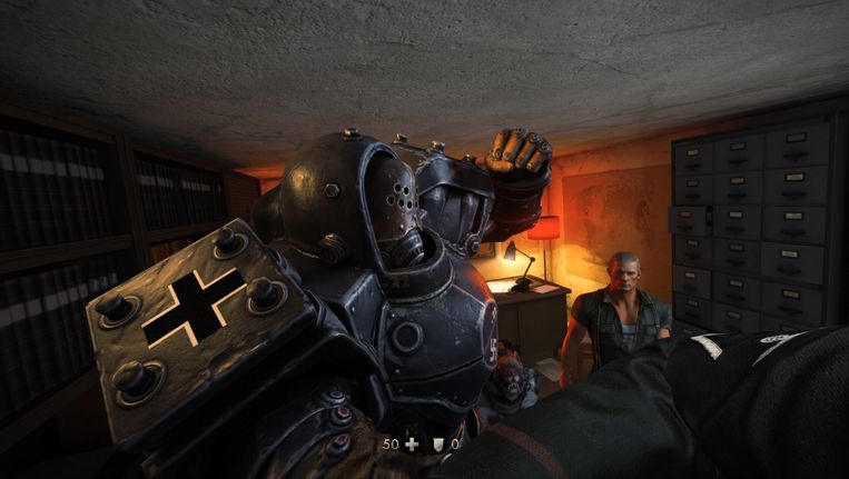 Het gaat er Krupp-staalhard aan toe in Wolfenstein - The Old Blood Beeld MachineGames 