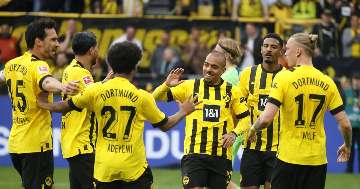 Borussia Dortmund hält das Titelrennen mit den Bayern nach dem großen Sieg mit den Toren von Haller und Malen spannend |  Sport