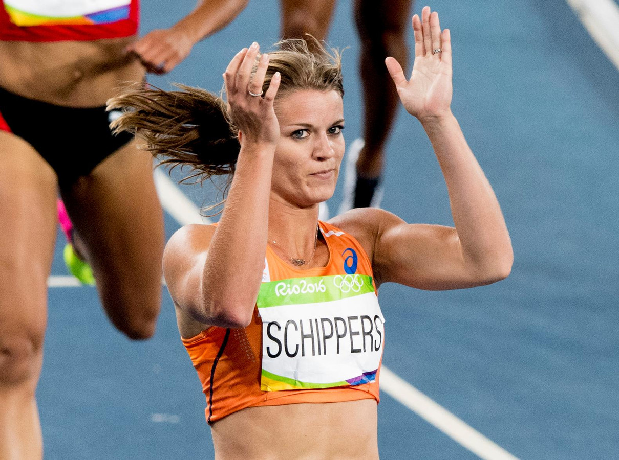Dafne Schippers als snelste naar finale 200 meter Foto destentor.nl.