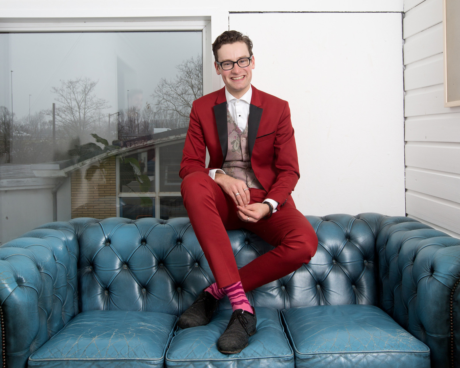 Splinter Chabot in 2019, hier in 2019. Zijn boek Confettiregen staat op plaats één in de Regenboog Top-100.  Beeld ANP