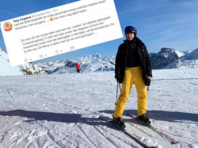 PVDA-kandidaat over skiënde De Wever: “Laat hem de gevaarlijkste piste kiezen. Misschien, met wat geluk...”