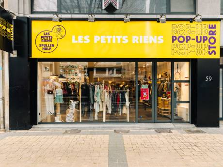 Les Petits Riens ont désormais un magasin éphémère à Charleroi