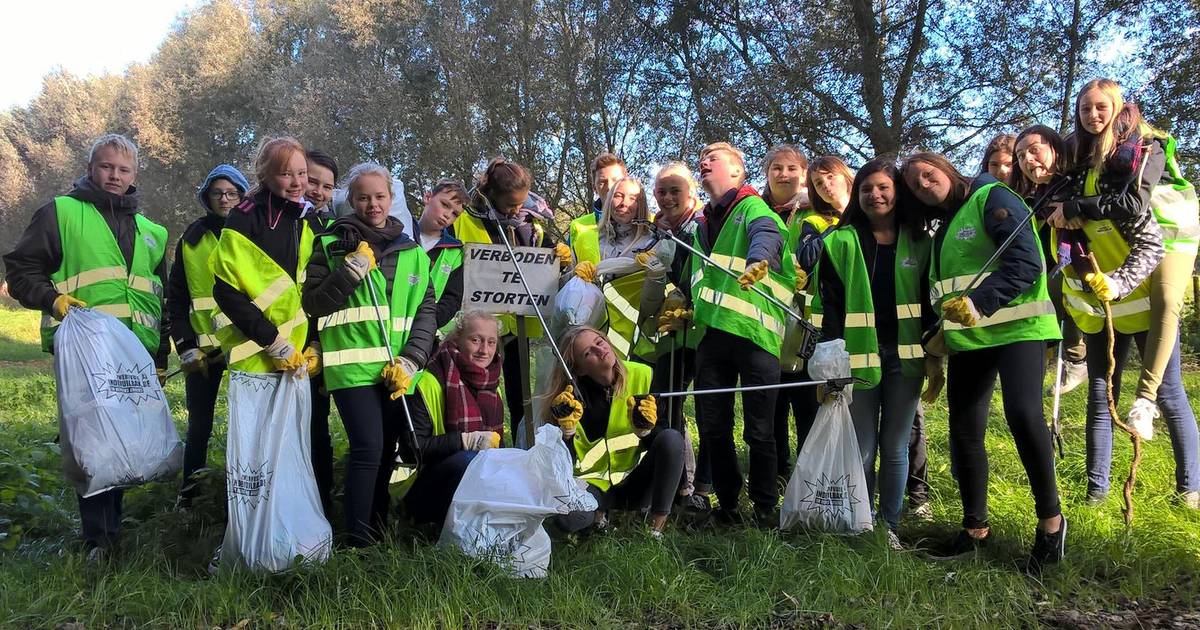 Leerlingen Svi Gijzegem Verzamelen 472 Kilo Zwerfvuil Aalst Hln Be